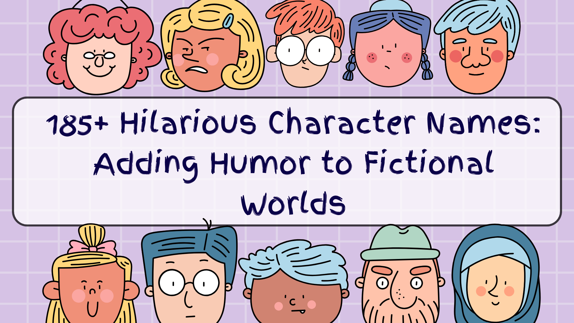 185+ Hilarious Character Names: Adding Humor to Fictional Worlds