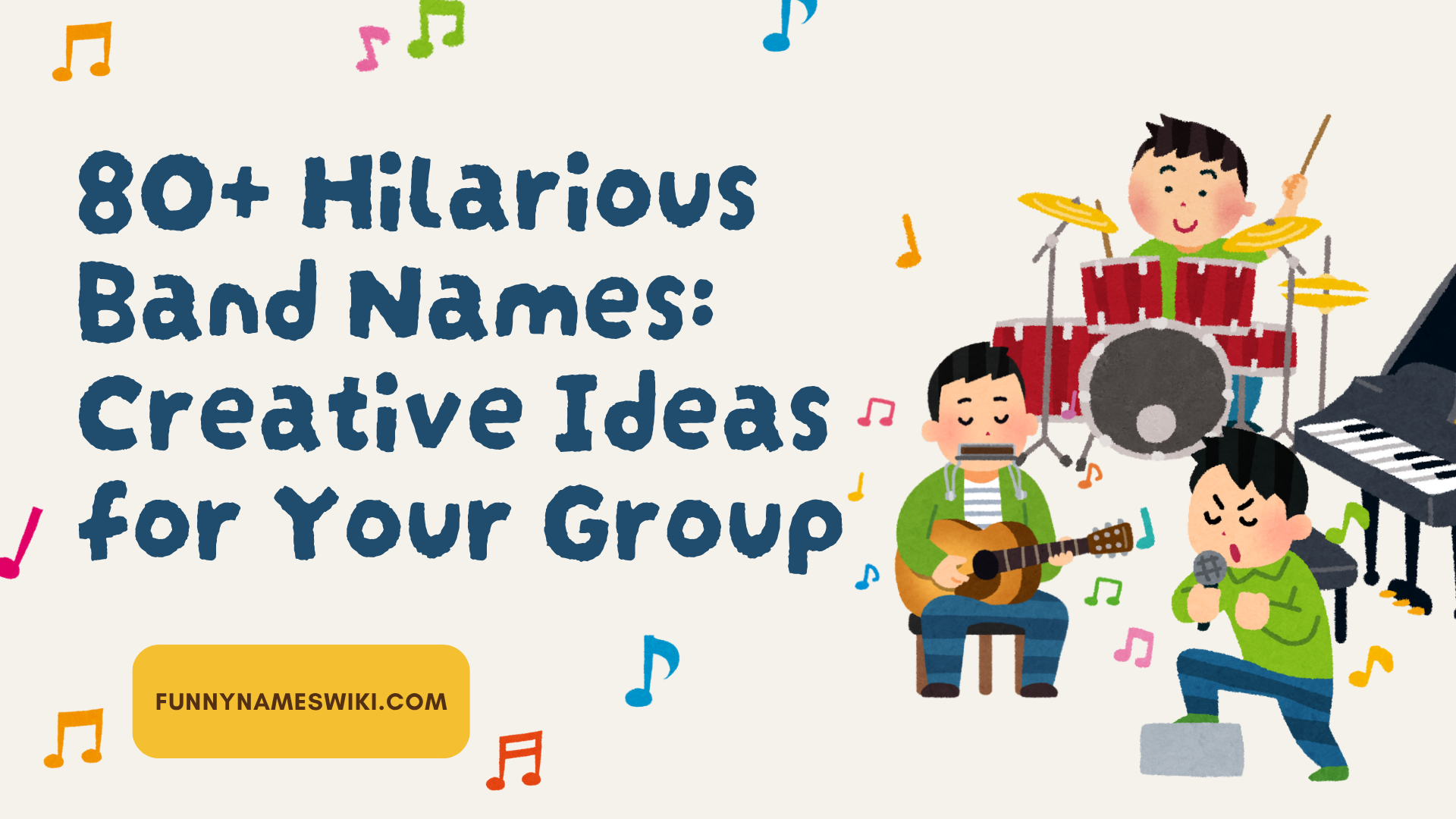 80+ Hilarious Band Names: Creative Ideas for Your Group