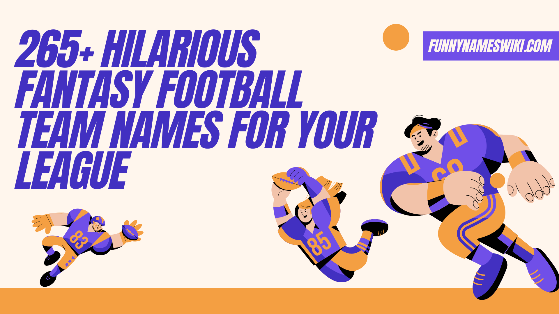265+ Hilarious Fantasy Football Team Names for Your League
