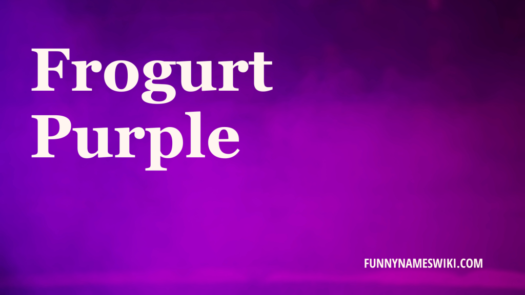 Frogurt Purple